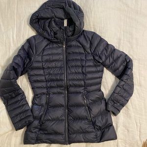 Lululemon puffy coat dark ink blue